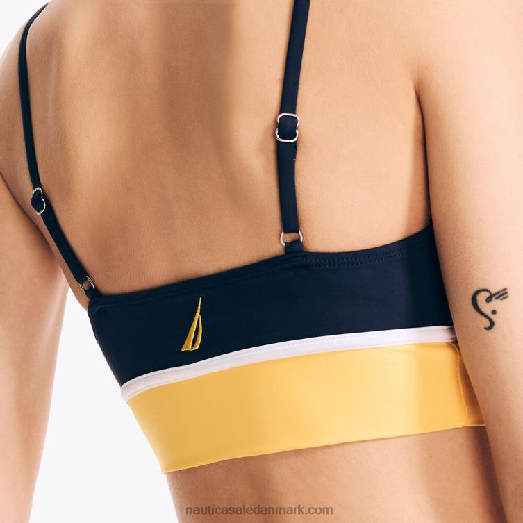 colorblock badetop bøje gul Nautica PZ4T874 Kvinder