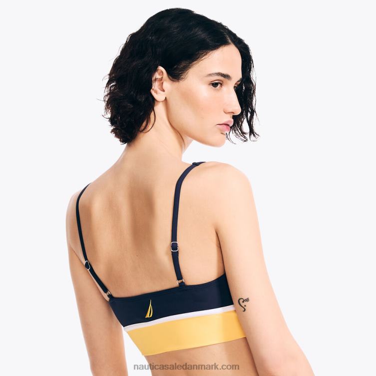 colorblock badetop bøje gul Nautica PZ4T874 Kvinder