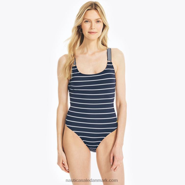 stribet tværryg et stykke stjerneblå lyng Nautica PZ4T1039 Kvinder
