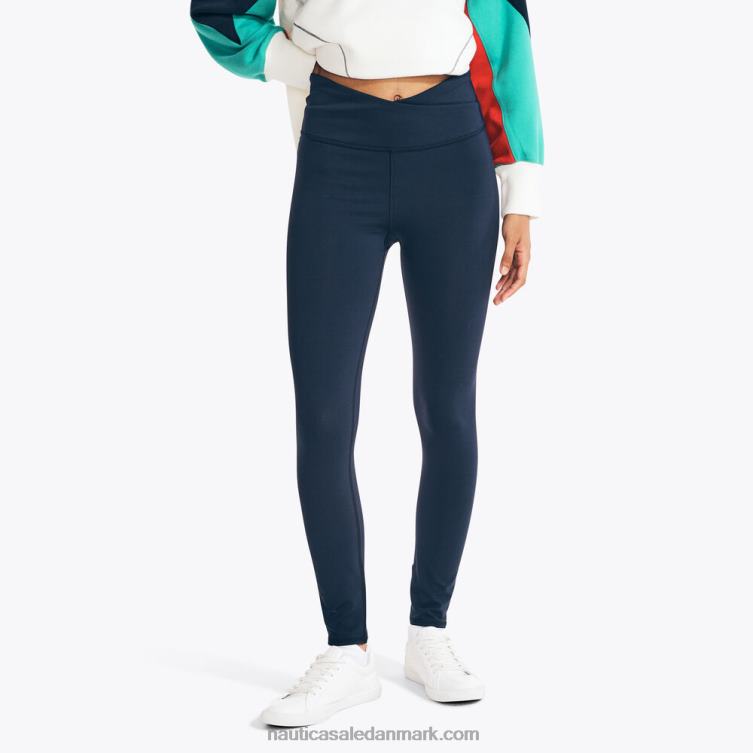 crossover legging med linning stjerneblå lyng Nautica PZ4T817 Kvinder
