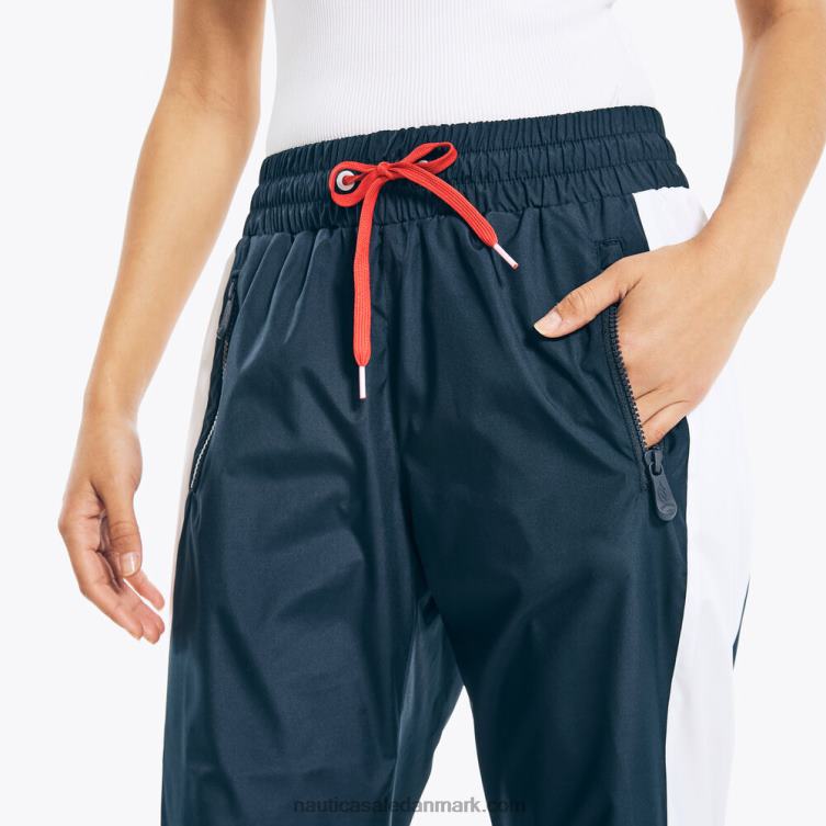 genudgive colorblock pull-on bukser stjerneblå lyng Nautica PZ4T968 Kvinder