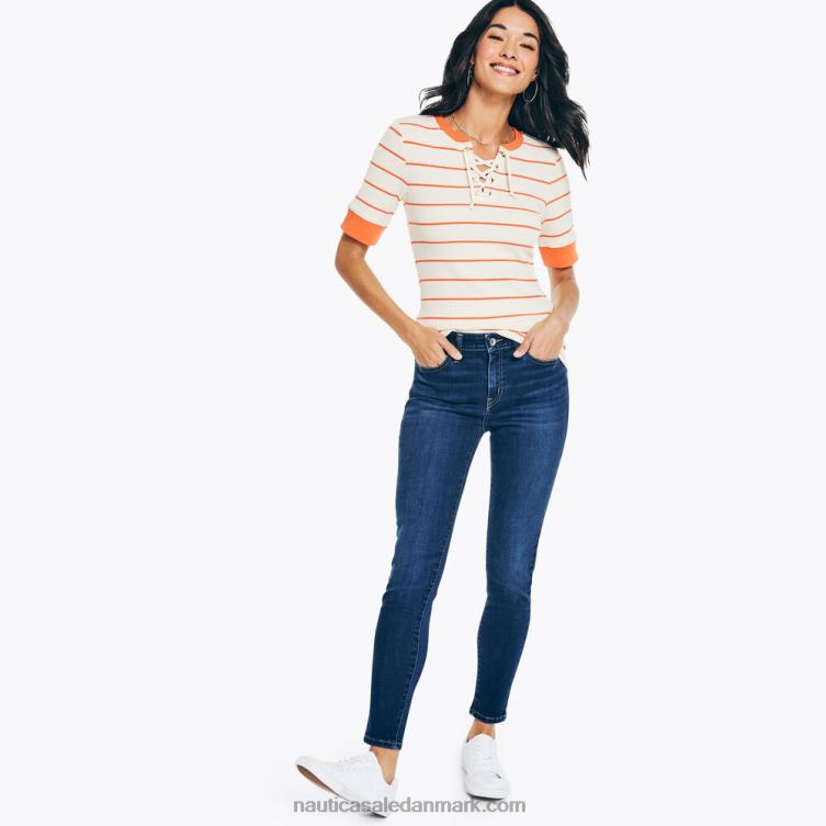 jeans co. ægte flex mellemhøj skinny denim safir/beggul Nautica PZ4T1049 Kvinder