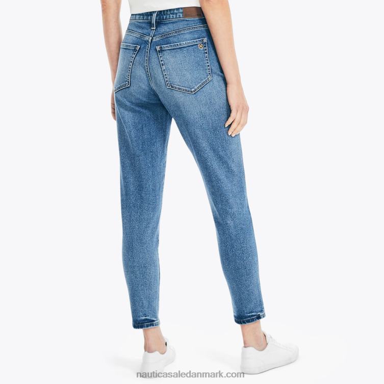 jeans co. høj talje denim vaske i det Ægæiske Hav Nautica PZ4T982 Kvinder