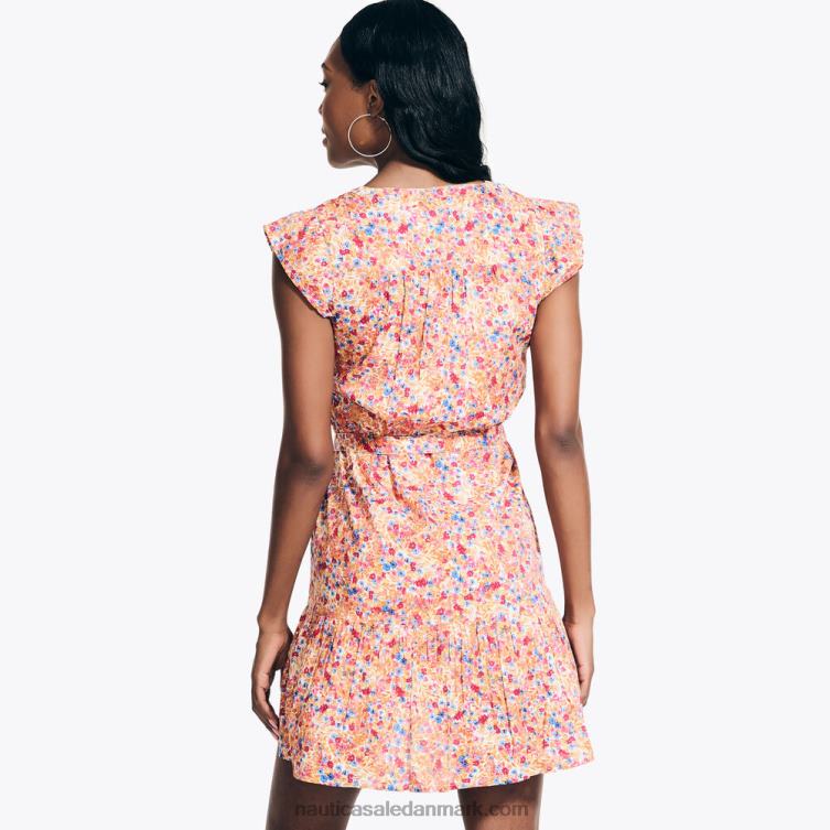 trykt etageret kjole mandel Nautica PZ4T960 Kvinder