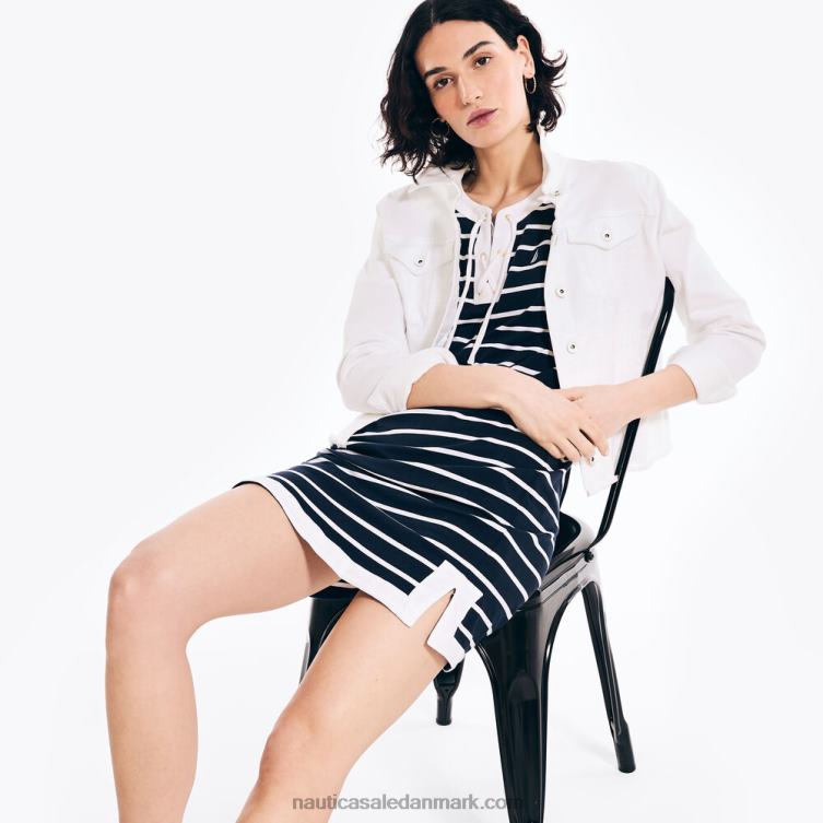 tunikakjole med snørebånd stjerneblå lyng Nautica PZ4T888 Kvinder