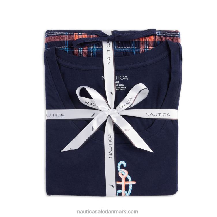 pyjamasbuksesæt med tryk føderal blå Nautica PZ4T791 Kvinder