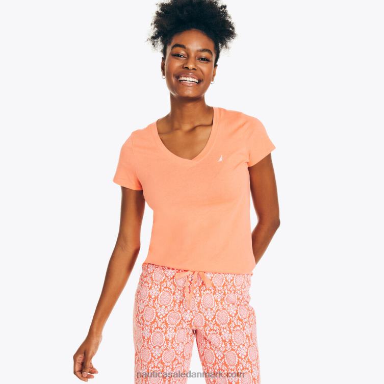 pyjamasbuksesæt med tryk frost orange Nautica PZ4T788 Kvinder