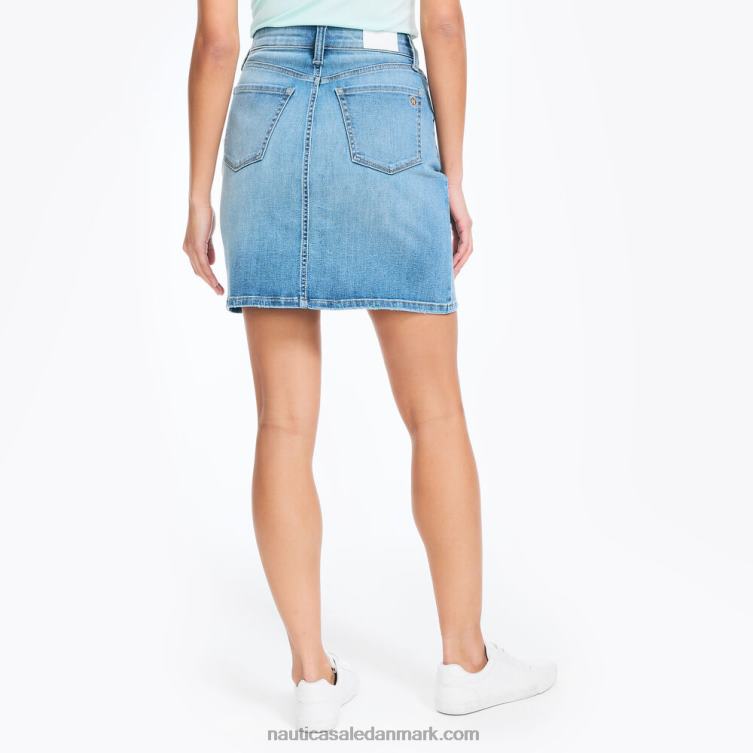 jeans co. ægte flex blød denimnederdel flåde Nautica PZ4T978 Kvinder