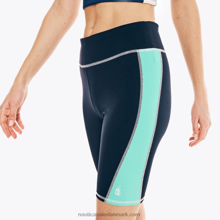colorblock performance biker short flåde Nautica PZ4T1028 Kvinder