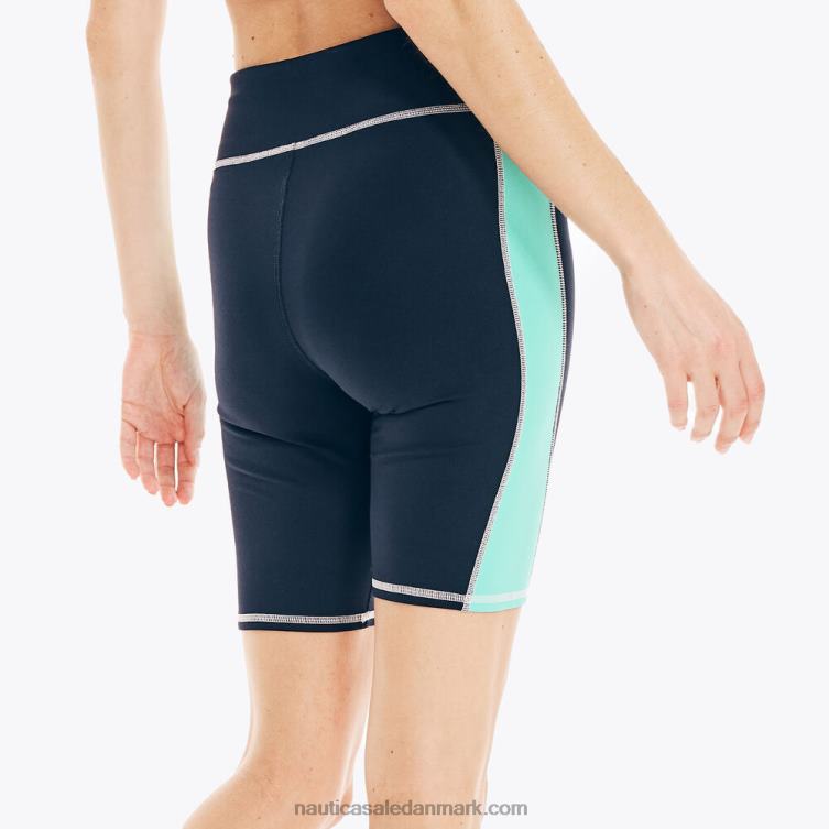 colorblock performance biker short flåde Nautica PZ4T1028 Kvinder