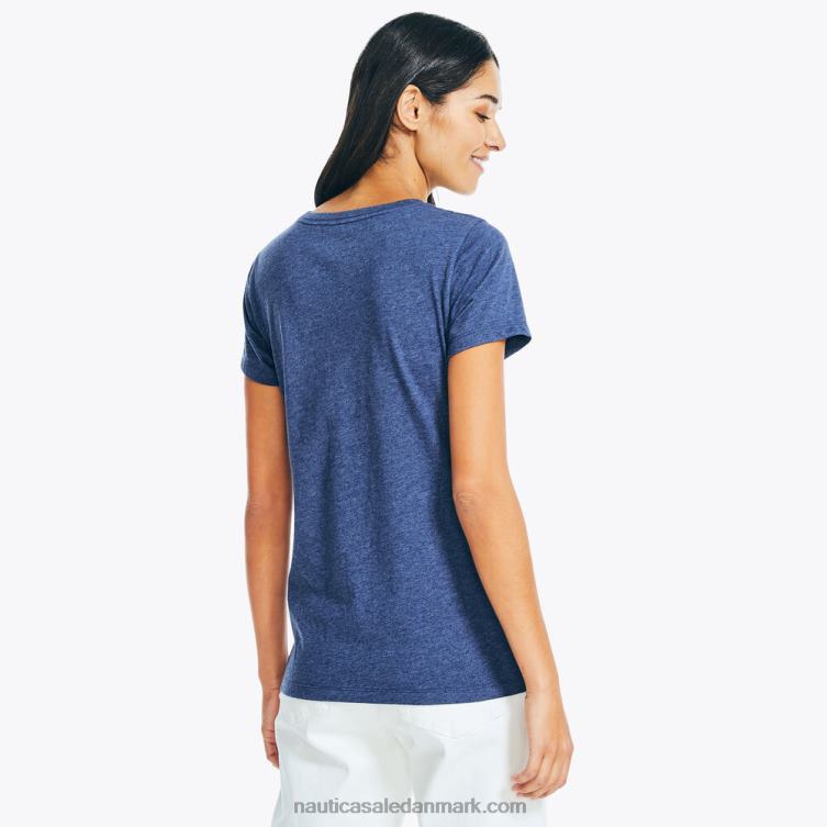 bæredygtigt udformet beach days puff grafisk t-shirt rullende flodvask Nautica PZ4T991 Kvinder