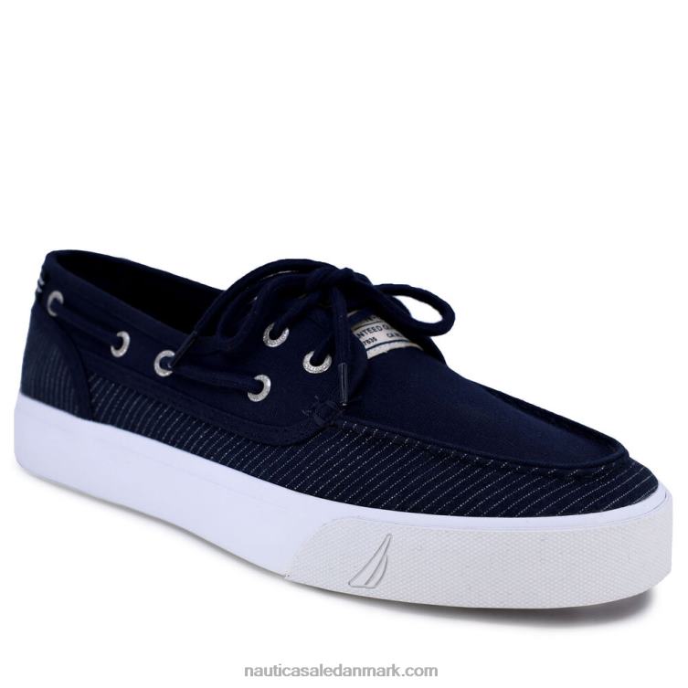 stribet spinnakerbådsko isblå Nautica PZ4T596 Mænd