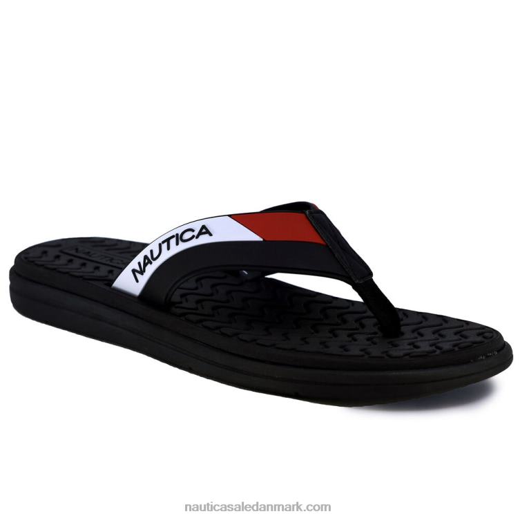 Neale string sandal sort Nautica PZ4T508 Mænd
