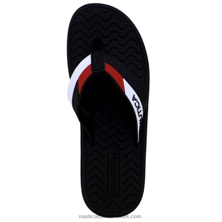 Neale string sandal sort Nautica PZ4T508 Mænd