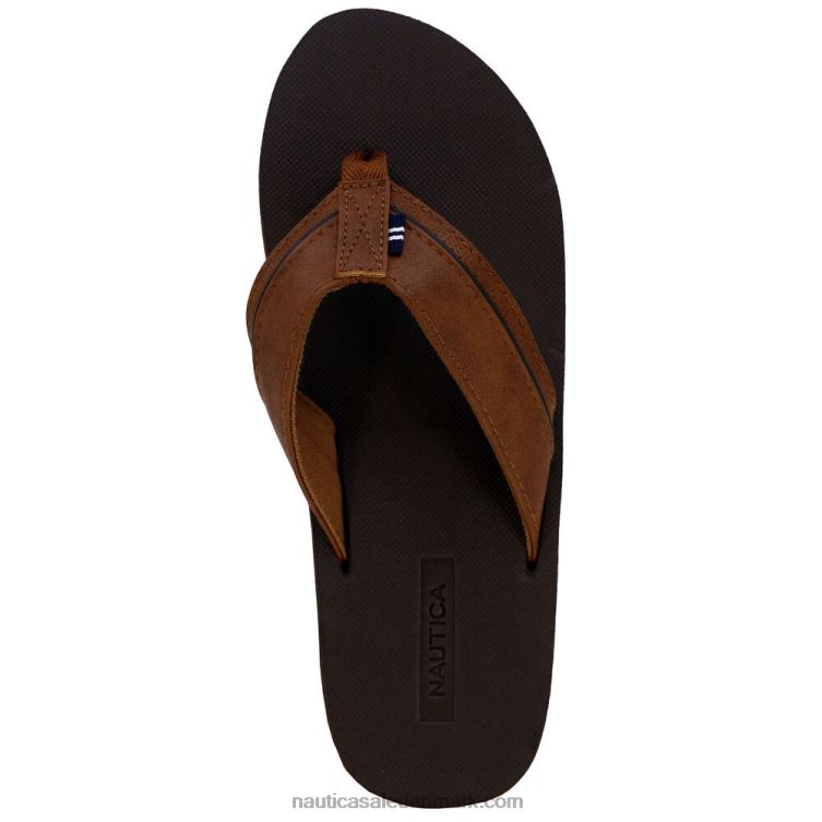 clarkson string sandal mørkebrun lyng Nautica PZ4T589 Mænd