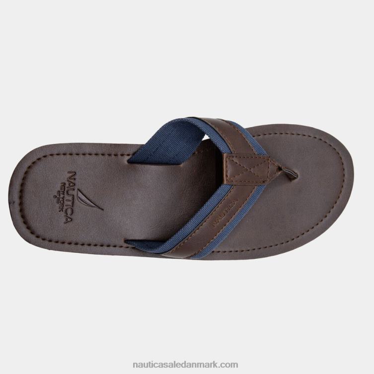 sandaler med relief med logo brun sten Nautica PZ4T63 Mænd