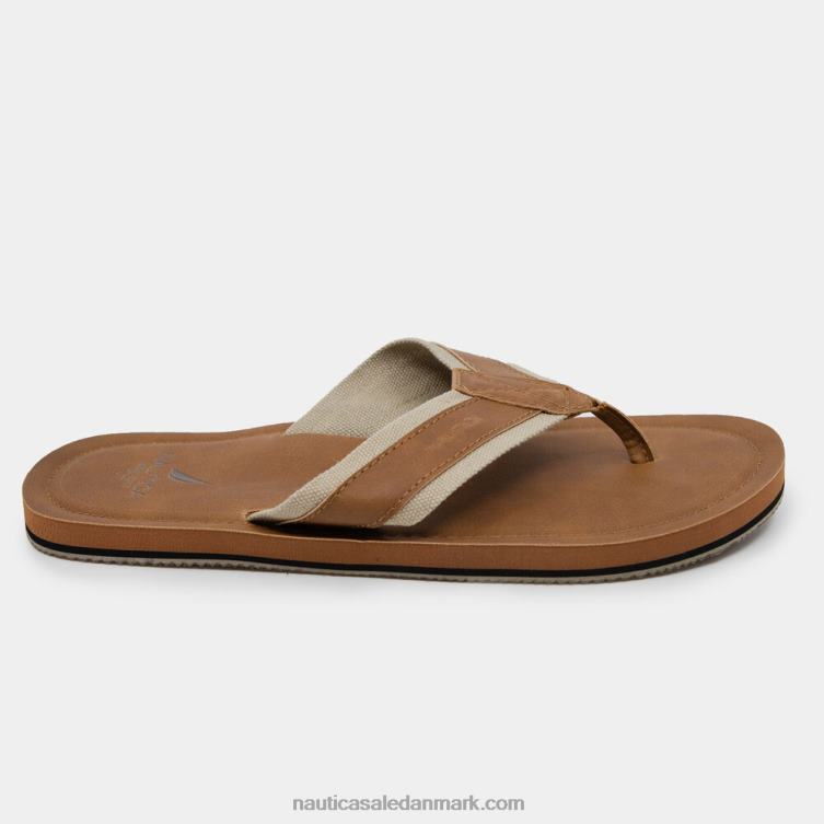 sandaler med relief med logo militær tan Nautica PZ4T79 Mænd