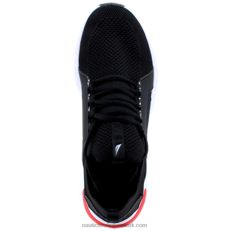 logo mesh sneaker sort Nautica PZ4T243 Mænd