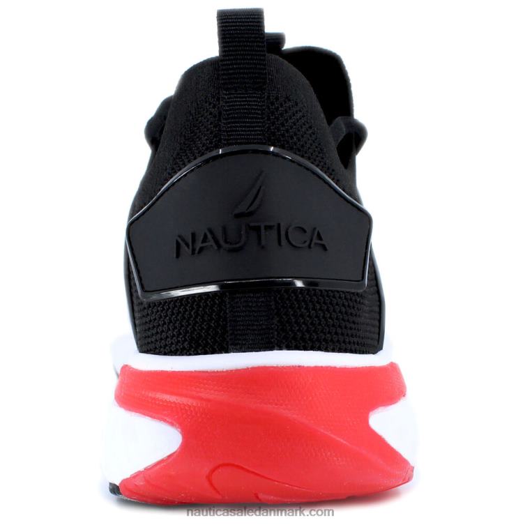 logo mesh sneaker sort Nautica PZ4T243 Mænd