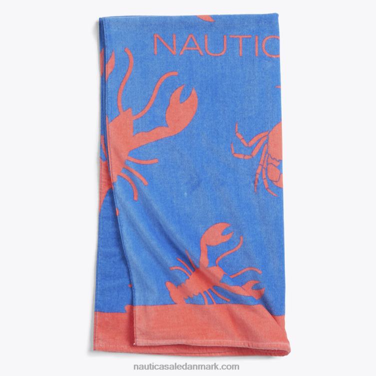strandhåndklæde med hummerprint turkis Nautica PZ4T247 Mænd