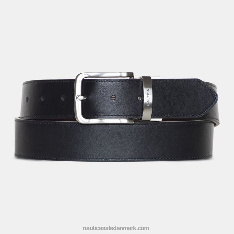 vendbar flagbælte brun sten Nautica PZ4T178 Mænd