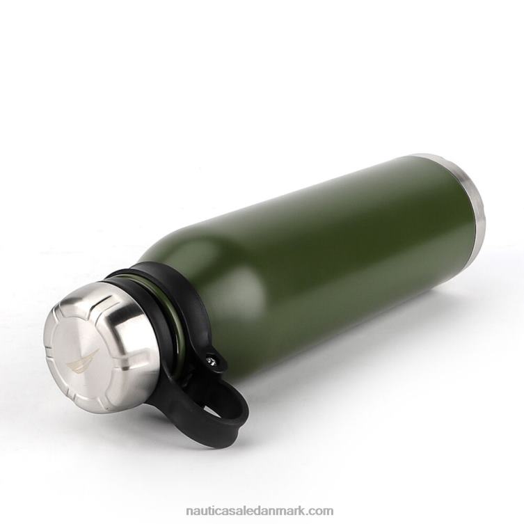 logo dobbeltvægget vandflaske i rustfrit stål oliven Nautica PZ4T924 Mænd