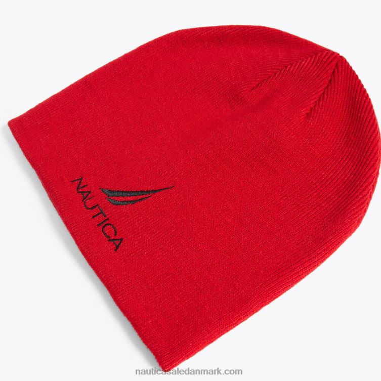 j-klasse strikhue nautica rød Nautica PZ4T661 Mænd
