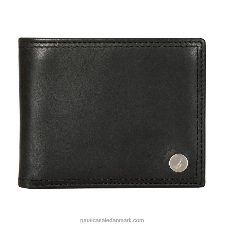 j-klasse læder pung sort Nautica PZ4T210 Mænd