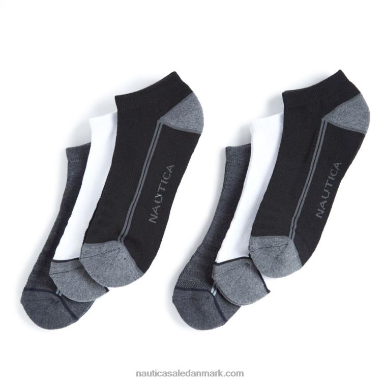 6-pak atletisk core-logosok ægte sort Nautica PZ4T123 Mænd