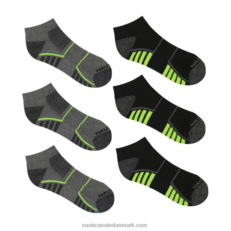 atletiske lavskårne frottéstrømper 6-pak multi Nautica PZ4T118 Mænd