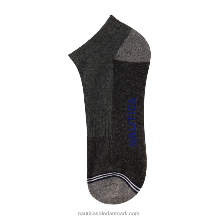 atletiske lavtskårne sokker 6-pak sort onyx Nautica PZ4T114 Mænd