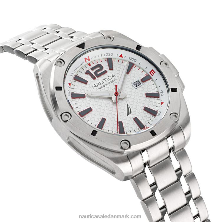 3-hånds ur i rustfrit stål multi Nautica PZ4T354 Mænd