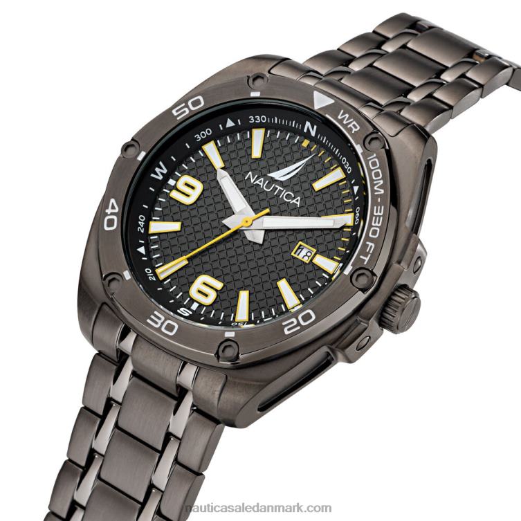 3-hånds ur i tindåse i rustfrit stål multi Nautica PZ4T395 Mænd