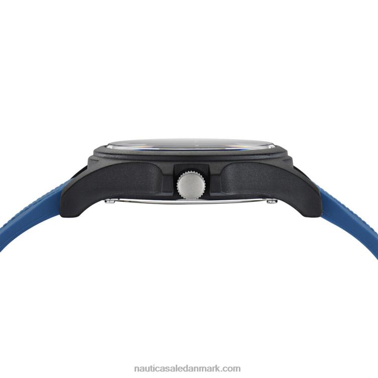 java sea tekstureret silikone 3-hånds ur multi Nautica PZ4T337 Mænd