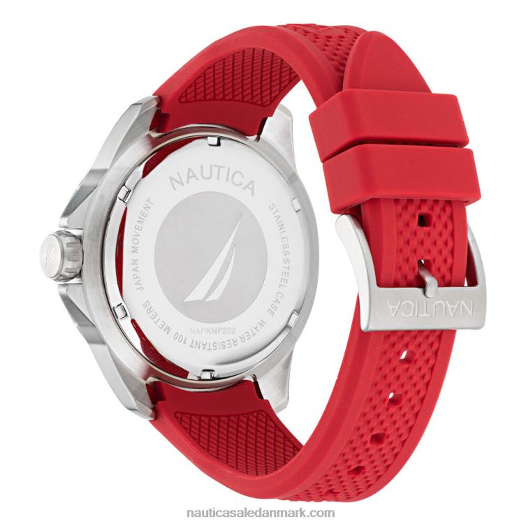 koh may bay silikone 3-hånds ur multi Nautica PZ4T338 Mænd