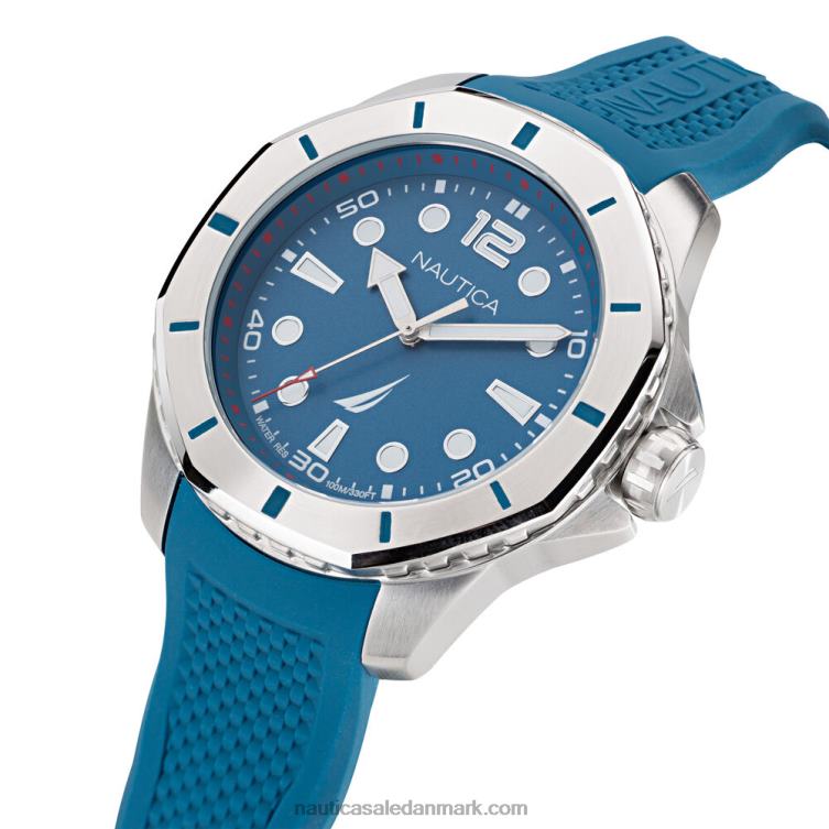 koh may bay silikone 3-hånds ur multi Nautica PZ4T341 Mænd