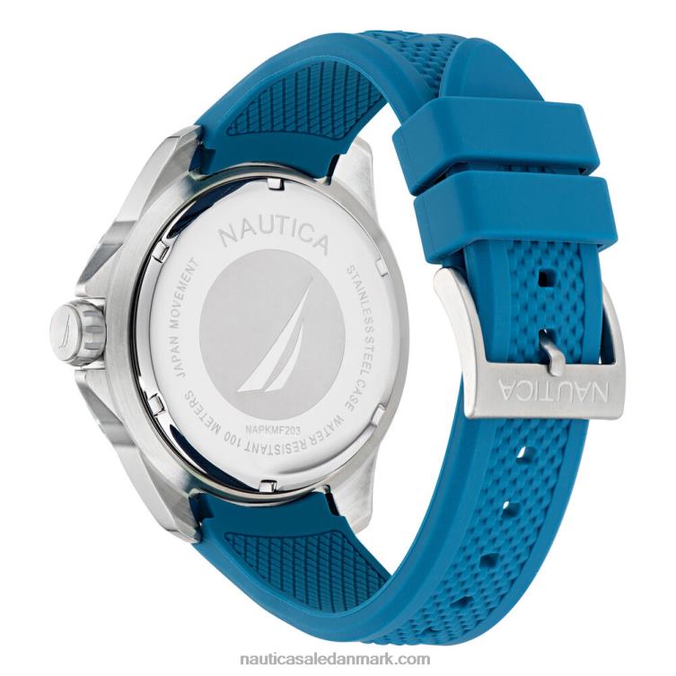 koh may bay silikone 3-hånds ur multi Nautica PZ4T341 Mænd