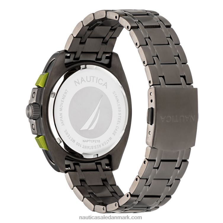 kronografur i tindåse i rustfrit stål multi Nautica PZ4T98 Mænd