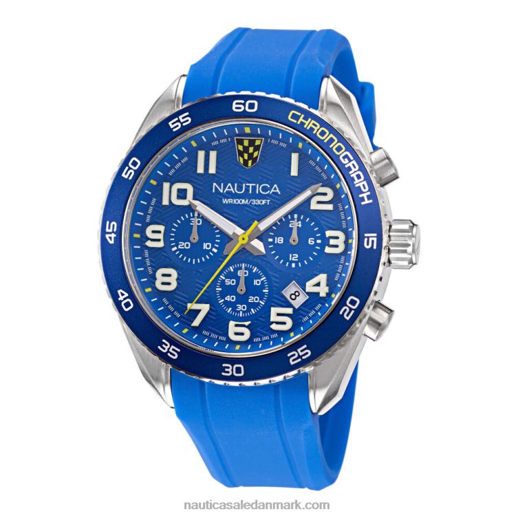 nøgle biscane silikone kronograf ur multi Nautica PZ4T347 Mænd