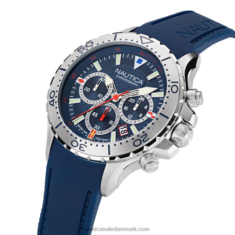 nst silikone kronograf ur multi Nautica PZ4T321 Mænd