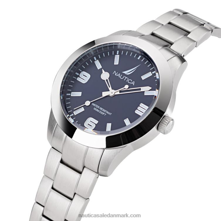 pacific beach 3-hånds ur i rustfrit stål multi Nautica PZ4T436 Mænd