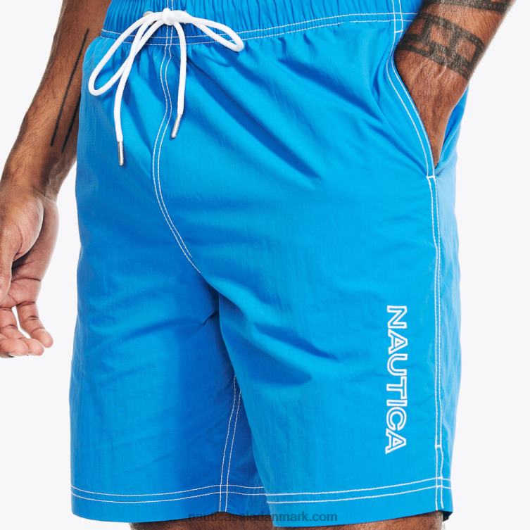 8\" hurtigtørrende svømmetur ægte flåde Nautica PZ4T4 Mænd