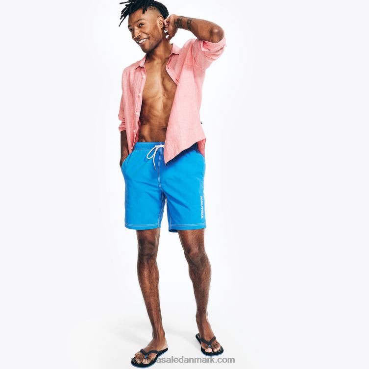 8\" hurtigtørrende svømmetur ægte flåde Nautica PZ4T4 Mænd