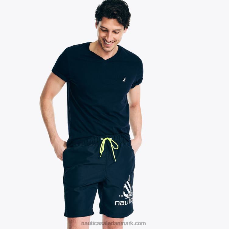 8" spinnaker hurtigtørrende svømmetur flåde Nautica PZ4T388 Mænd