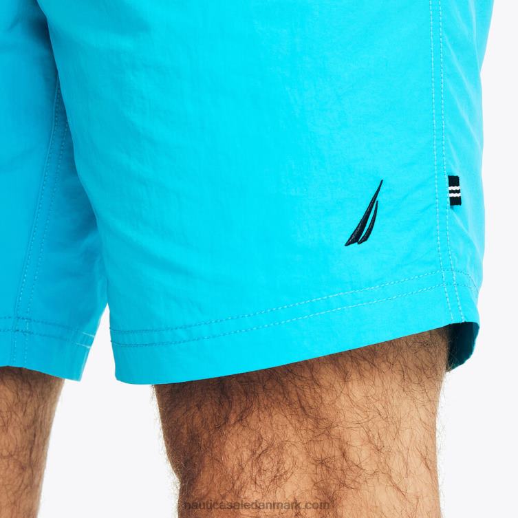 8\" tri-blok hurtigtørrende svømning mørk dild Nautica PZ4T586 Mænd