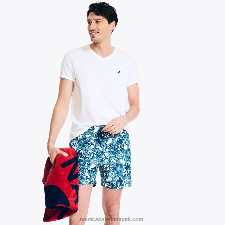 bæredygtigt udformet 6" trykt hurtigtørrende svømmetur stjerne safir Nautica PZ4T406 Mænd