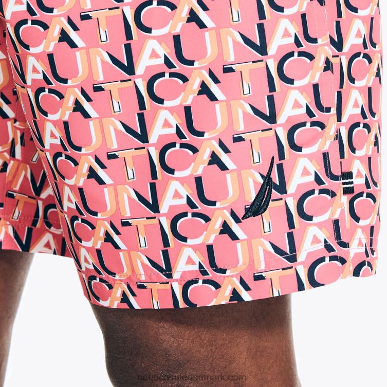 bæredygtigt udformet 8\" logo hurtigtørrende svømmetur tebær Nautica PZ4T444 Mænd