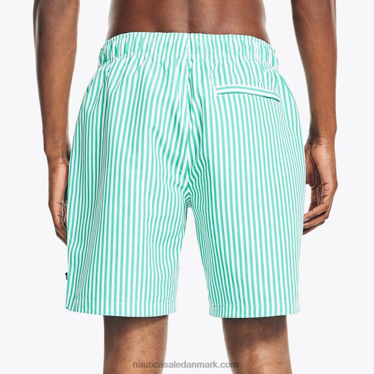 bæredygtigt udformet 8\" trykt hurtigtørrende svømmetur mørk dild Nautica PZ4T462 Mænd