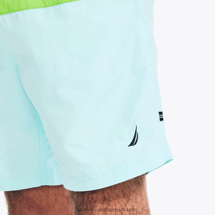 stor og høj tri-blok hurtigtørrende svømmetur ægte flåde Nautica PZ4T397 Mænd