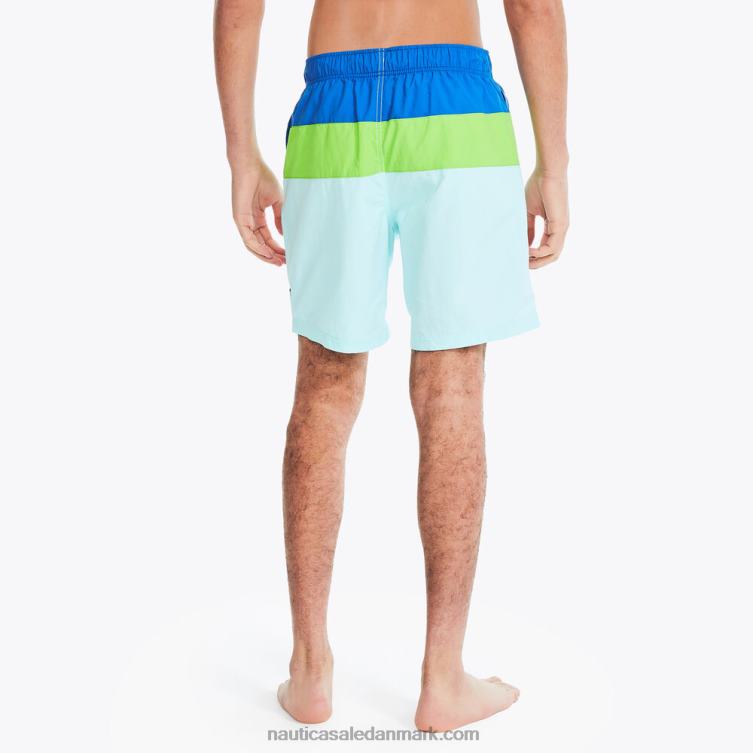 stor og høj tri-blok hurtigtørrende svømmetur ægte flåde Nautica PZ4T397 Mænd